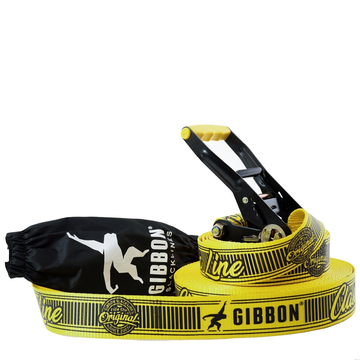Slackline Gibbon Flow Line 25m - Con Treewear, Per Principianti, Larghezza 2.5cm (1 Pollice) - Foto 4